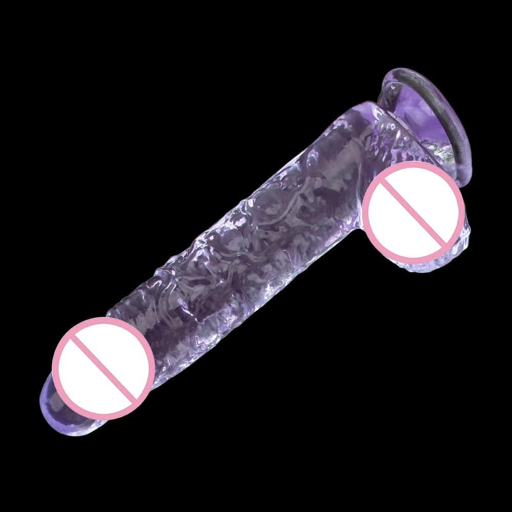 Mini Transparent Realistic Dildo - G-Spot Stimulator for Women - Passion Pulse Adult