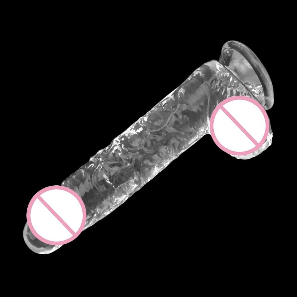Mini Transparent Realistic Dildo - G-Spot Stimulator for Women - Passion Pulse Adult