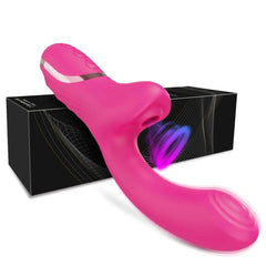 Powerful Clitoral Sucking & Dildo Vibrator – 20 Modes for G-Spot & Vagina Stimulation - Passion Pulse Adult