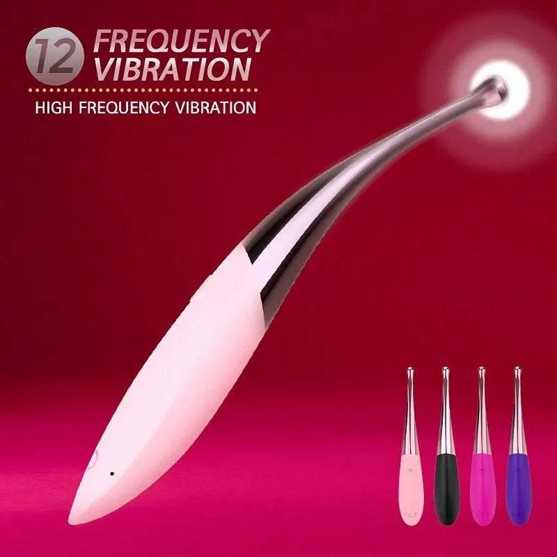 Powerful High-Frequency G Spot Vibrator: Nipple & Clitoris Stimulator - Passion Pulse Adult