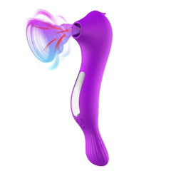 Powerful Sucking Vibrator with Vacuum Suction - Passion Pulse Adult