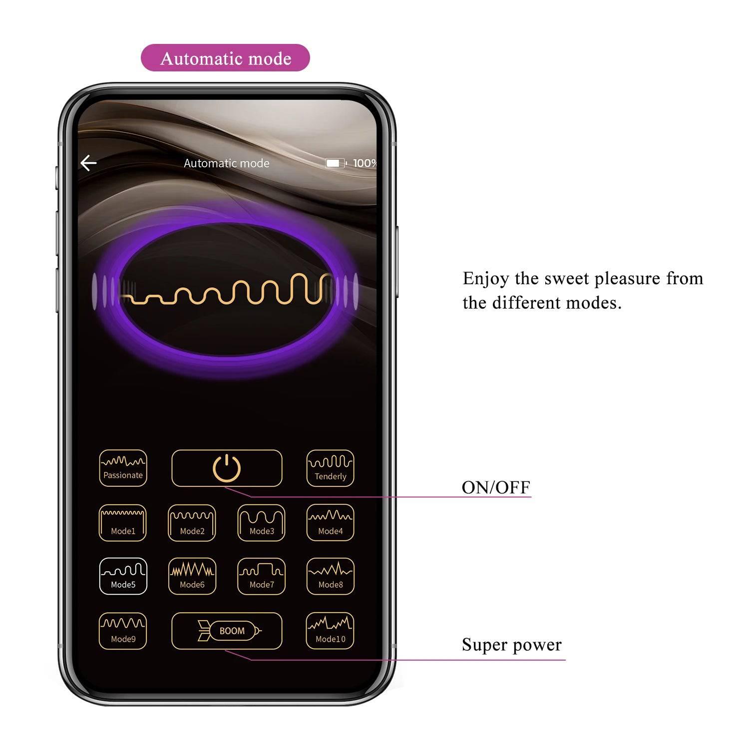 Pretty Love Bluetooth Wireless Vibrator - APP Control for Clitoral & G-Spot - Passion Pulse Adult