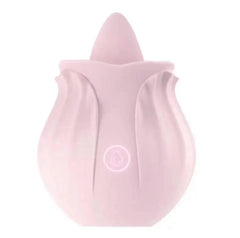 Rose Shape Vagina Sucking Vibrator: Intimate Nipple Sucker with Oral Licking and Clitoris Stimulation - Powerful Sex Toy for Women - Passion Pulse Adult