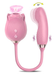 Rose Sucking Licking Vibrator for Women Dildo Clit Sucker Nipple Clitoris Stimulation Vibrators Female Sex Toys for Adults 18+ - Passion Pulse Adult
