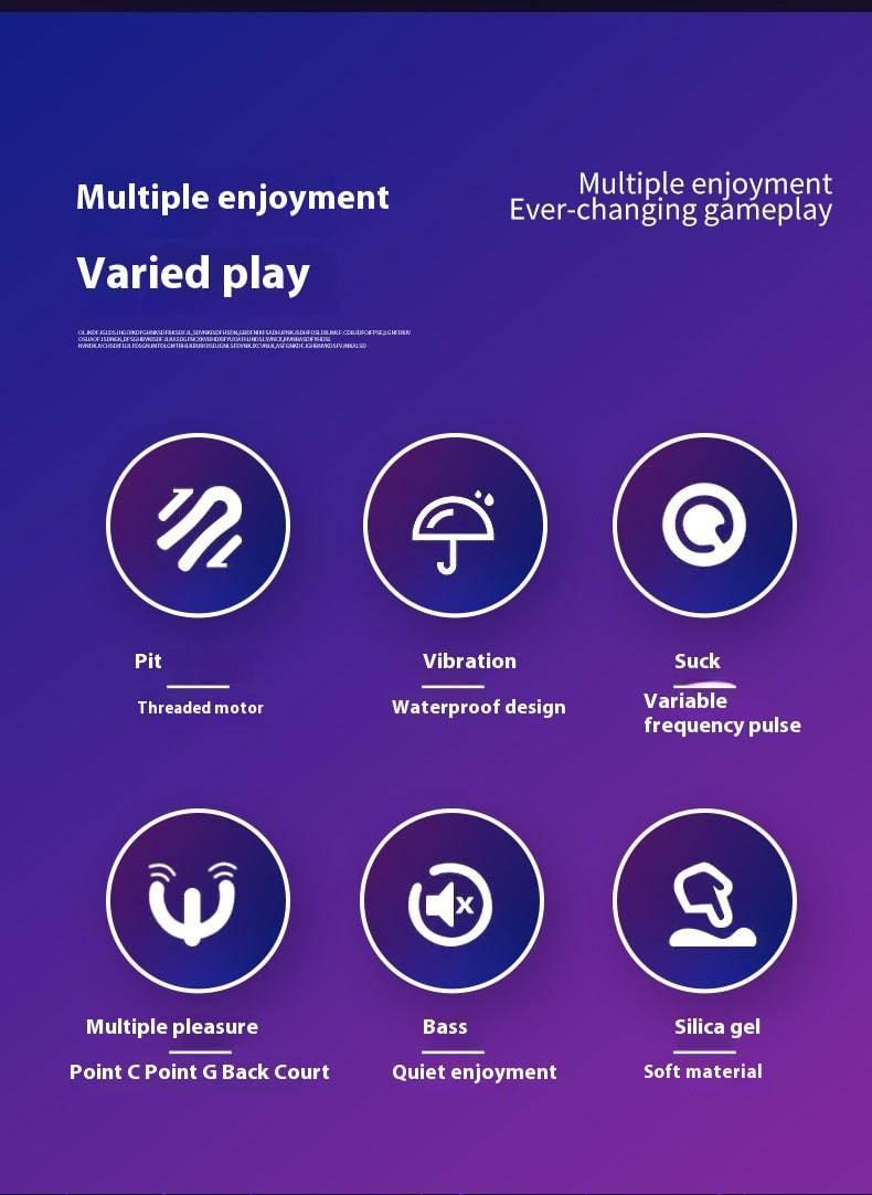 3-in-1 Sucking, Patting, Vibrating Clitoral Wand - Passion Pulse Adult