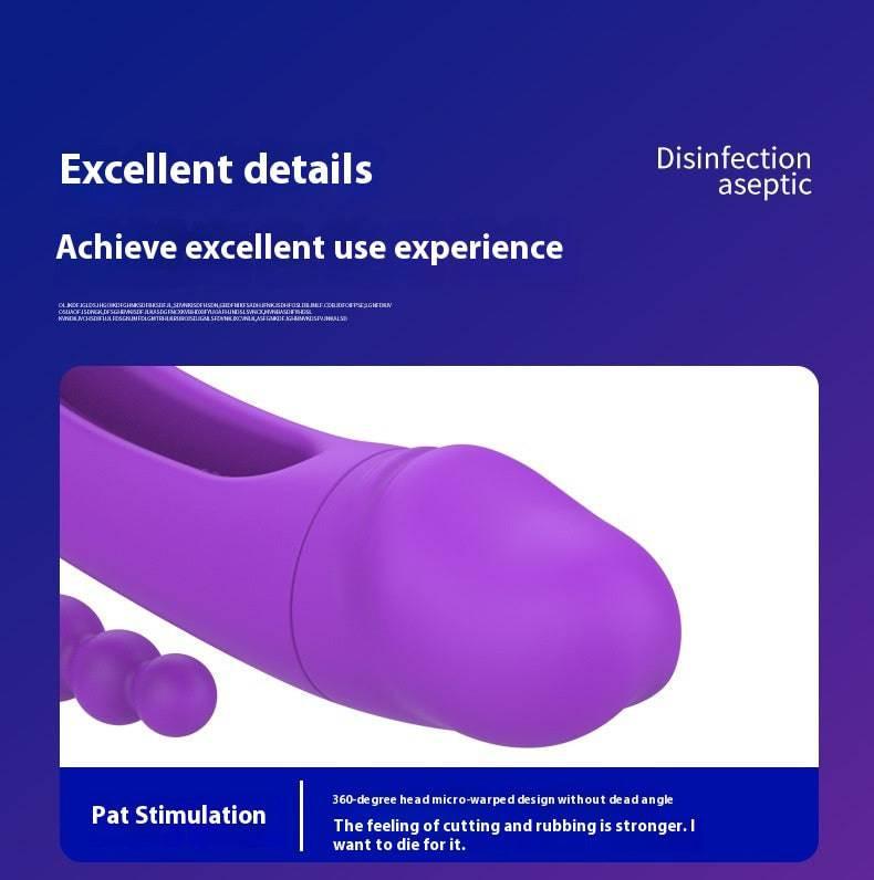 3-in-1 Sucking, Patting, Vibrating Clitoral Wand - Passion Pulse Adult
