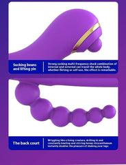 3-in-1 Sucking, Patting, Vibrating Clitoral Wand - Passion Pulse Adult