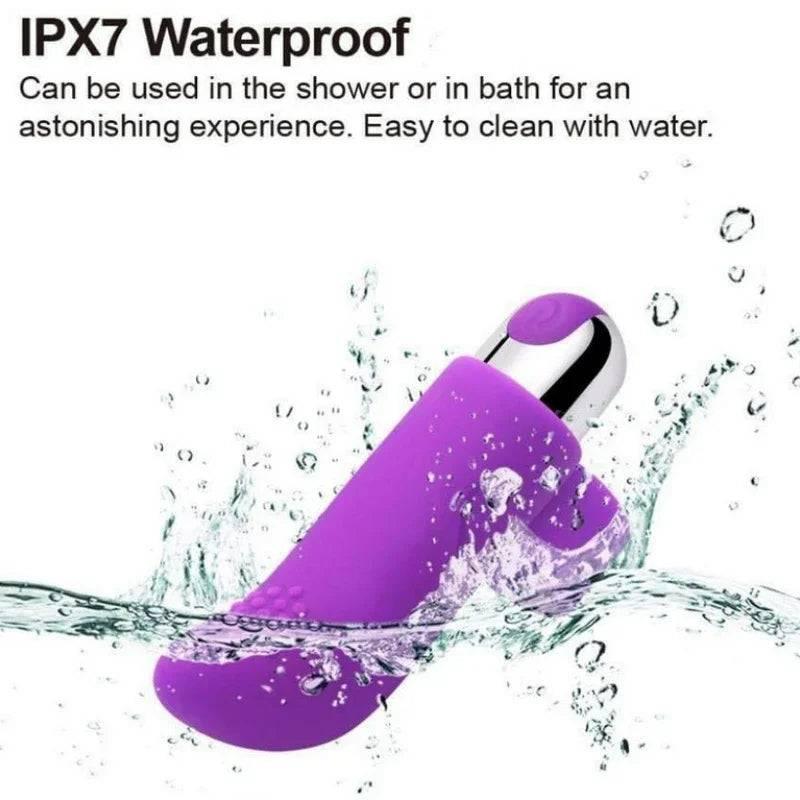 10 Modes Finger Vibrator: Clitoris Massage, G-Spot Stimulation, Rechargeable Vibrating Egg - Sex Toy for Women Masturbation - Passion Pulse Adult