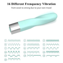 16-Speed Mini Bullet Vibrator: Compact Clitoral Stimulator for Women - Passion Pulse Adult