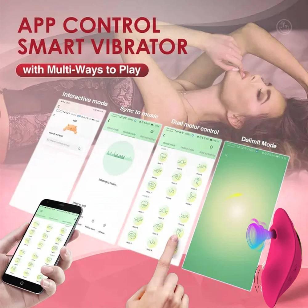 APP Bluetooth Wearable Sucking Vibrator - Passion Pulse Adult