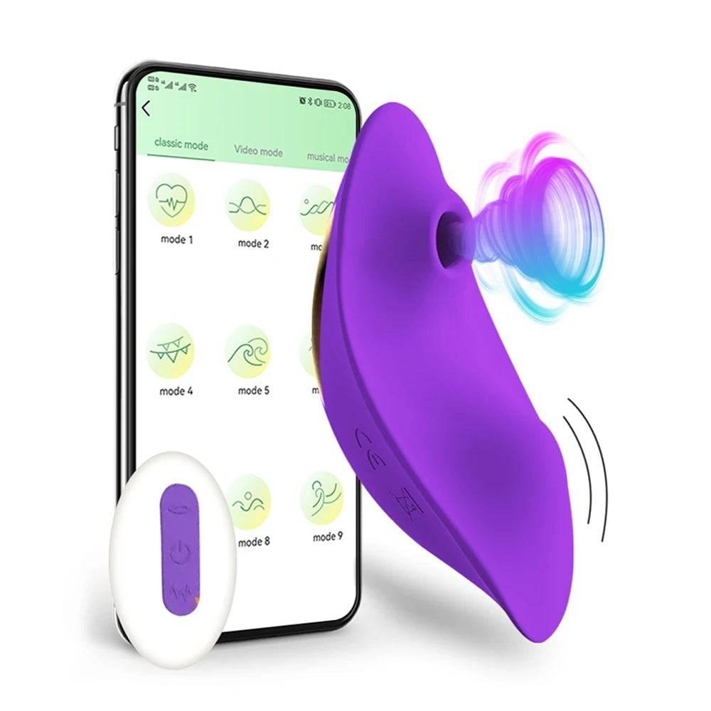 APP Bluetooth Wearable Sucking Vibrator - Passion Pulse Adult