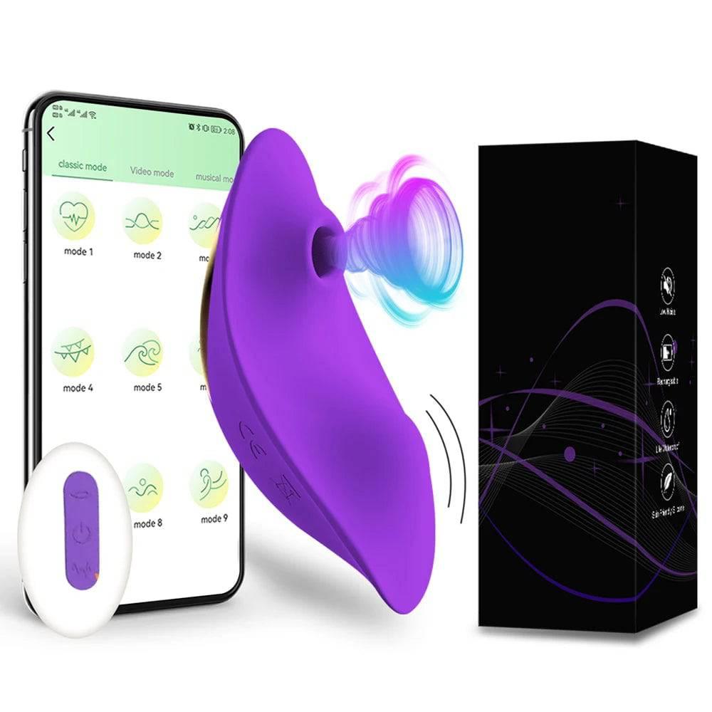 APP Bluetooth Wearable Sucking Vibrator - Passion Pulse Adult