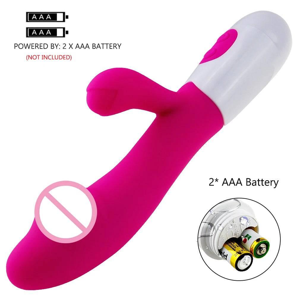 Beginner-Friendly Rabbit Vibrator – Powerful G-Spot, Clitoral, & Nipple Stimulator - Passion Pulse Adult