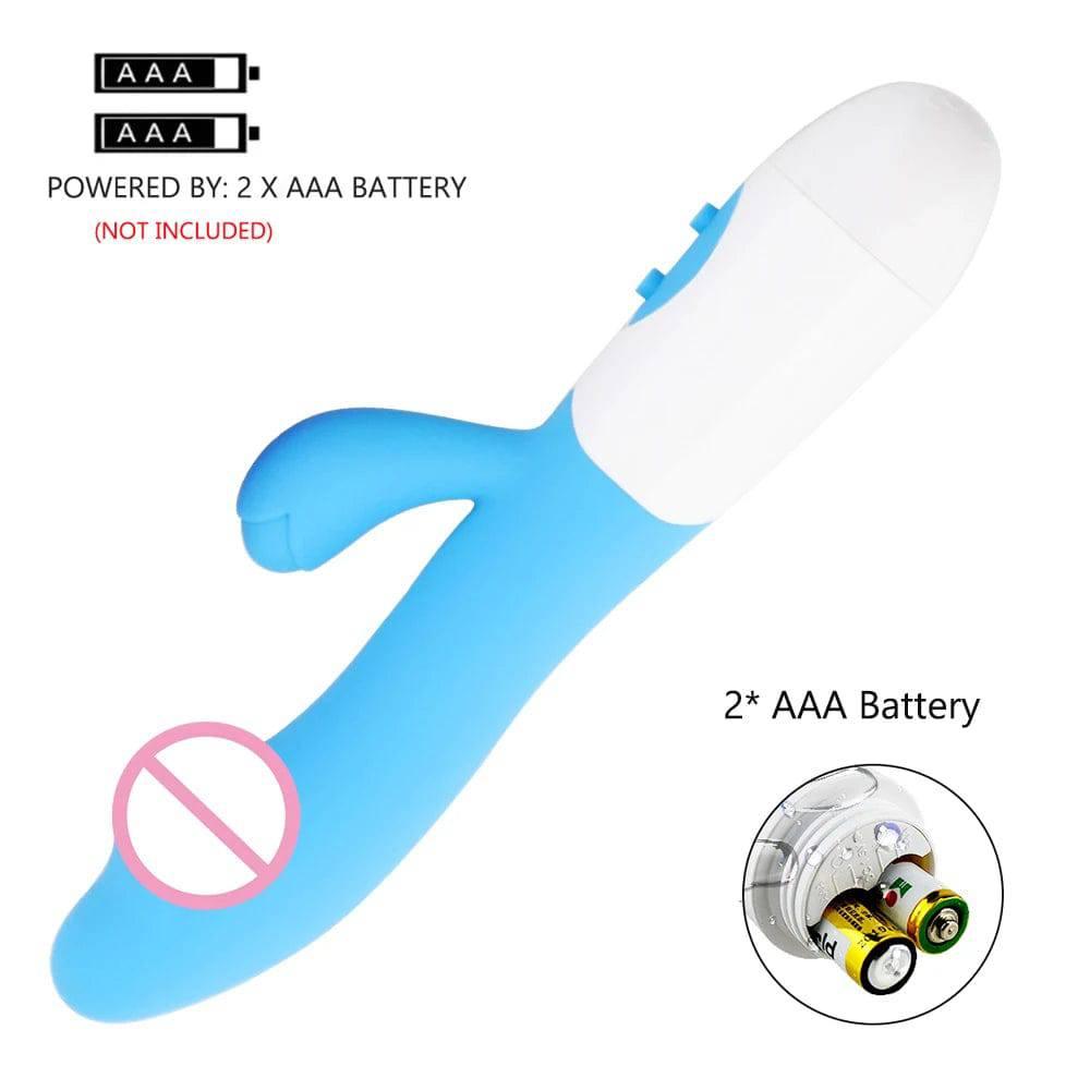 Beginner-Friendly Rabbit Vibrator – Powerful G-Spot, Clitoral, & Nipple Stimulator - Passion Pulse Adult