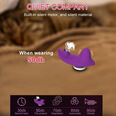 Bluetooth App-Controlled Panty Vibrator – Mini Clitoral Sucker for Discreet Pleasure - Passion Pulse Adult