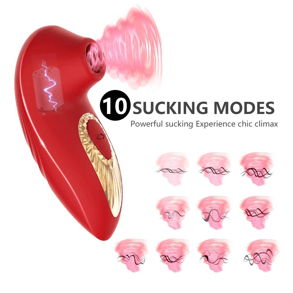 Powerful Nipple Massager Sucking Vibrator - Passion Pulse Adult