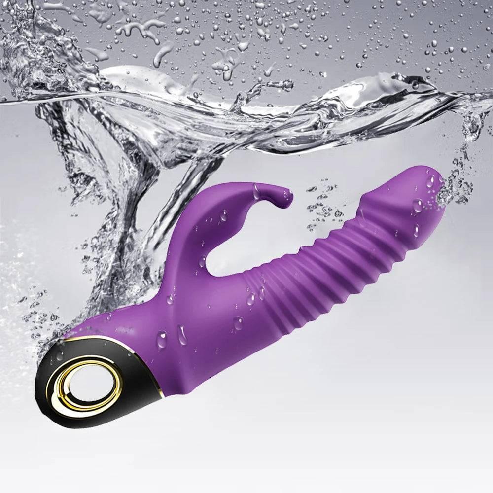 Rabbit Thrusting Vibrator – G-Spot & Clitoris Stimulator - Passion Pulse Adult