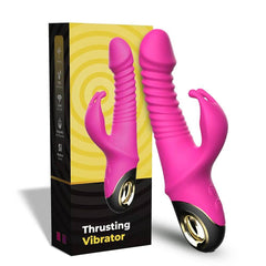 Rabbit Thrusting Vibrator – G-Spot & Clitoris Stimulator - Passion Pulse Adult