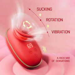 Clitoral Vibrator: Sucking & Licking Tongue Sex Toy, Nipple - Passion Pulse Adult