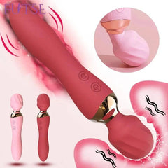 Powerful Wand Vibrator for Women – 10 Modes, Clit & G-Spot Stimulator - Passion Pulse Adult
