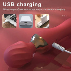 Powerful Wand Vibrator for Women – 10 Modes, Clit & G-Spot Stimulator - Passion Pulse Adult