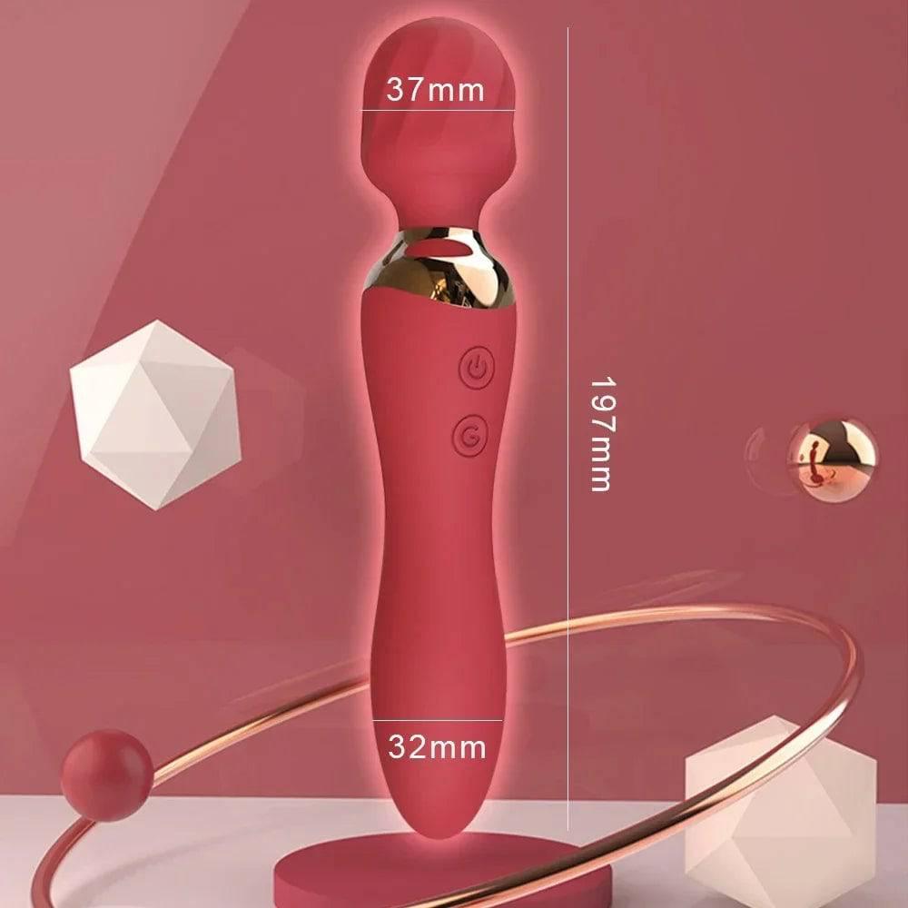 Powerful Wand Vibrator for Women – 10 Modes, Clit & G-Spot Stimulator - Passion Pulse Adult