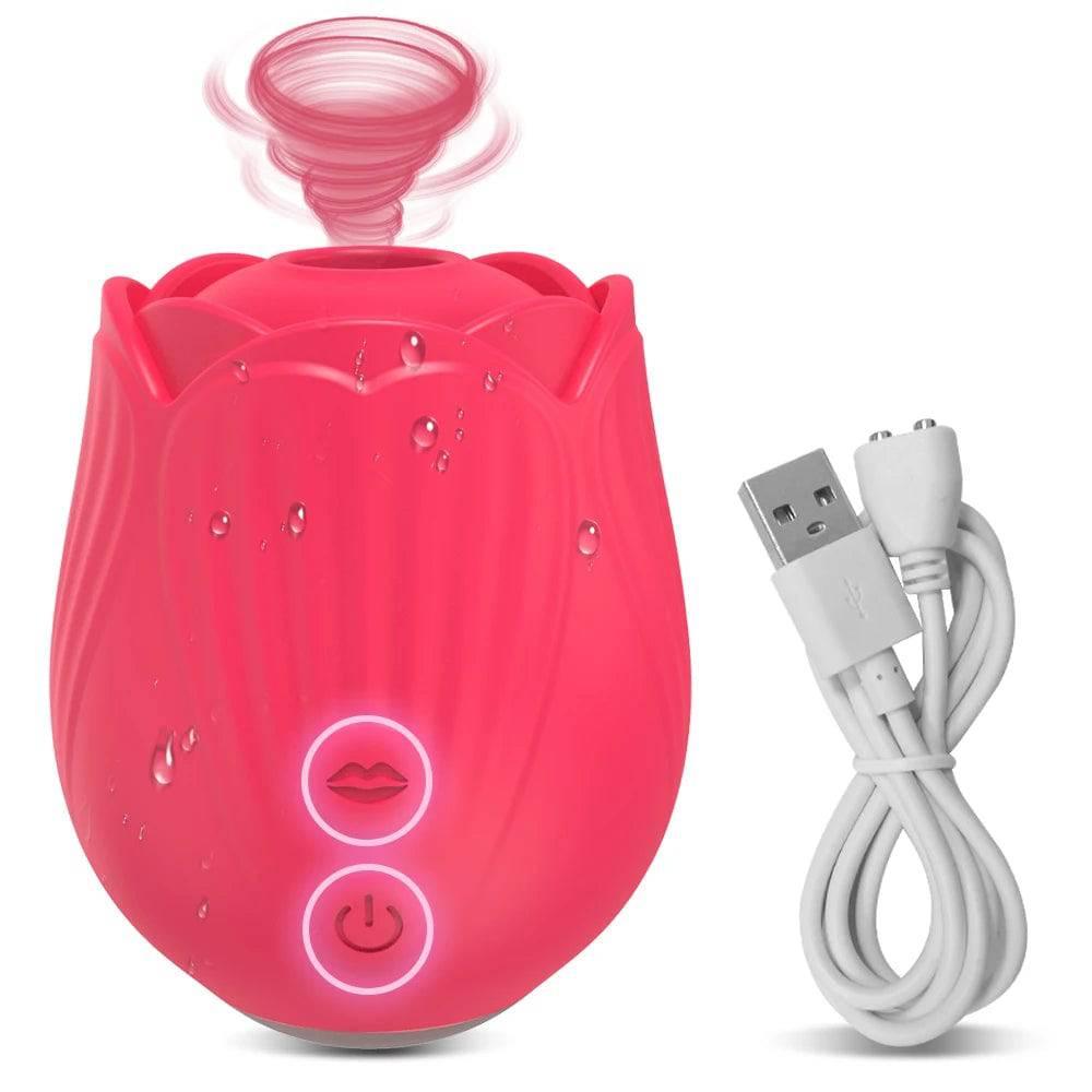 Rose Sucking Vibrator - Passion Pulse Adult