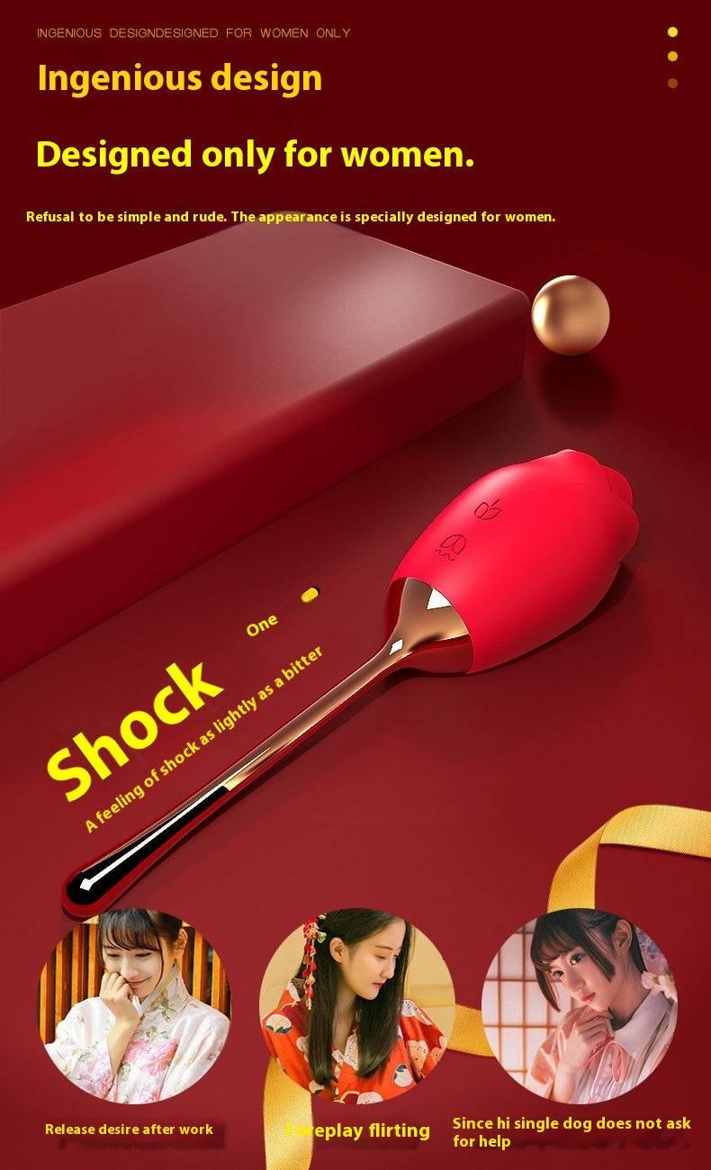 Rose Tongue Licking Sucking Clitoral Vibrator - Passion Pulse Adult