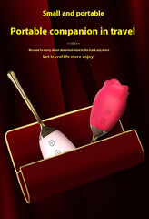 Rose Tongue Licking Sucking Clitoral Vibrator - Passion Pulse Adult