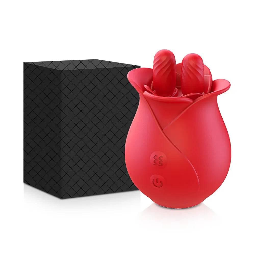 ROSE TONGUE™️ 3D Realistic Oral Sex Toy - Passion Pulse Adult