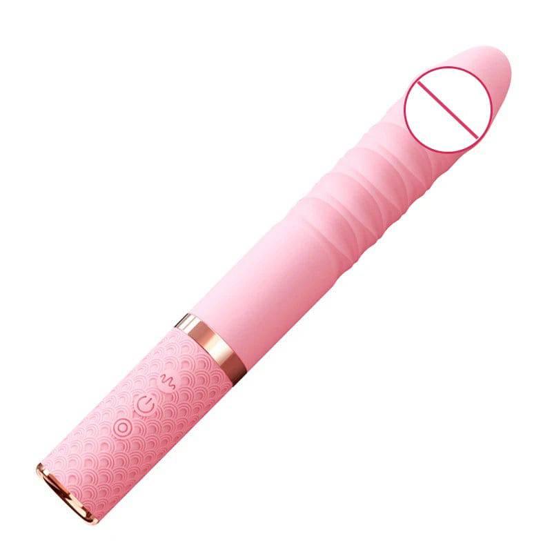 Telescopic G Spot Dildo Vibrator: Woman Vagina & Clitoris Stimulator - Passion Pulse Adult