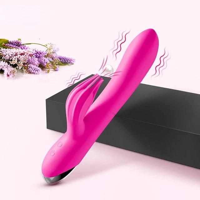 USB Rechargeable 10-Speed Rabbit Vibrator – Clitoris & G-Spot Massager - Passion Pulse Adult