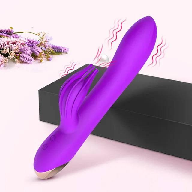 USB Rechargeable 10-Speed Rabbit Vibrator – Clitoris & G-Spot Massager - Passion Pulse Adult