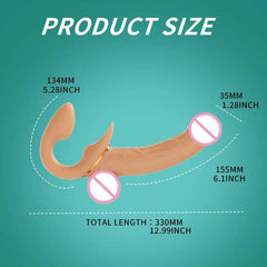 Double Dildo without wearing pants For women - Passion Pulse Adult