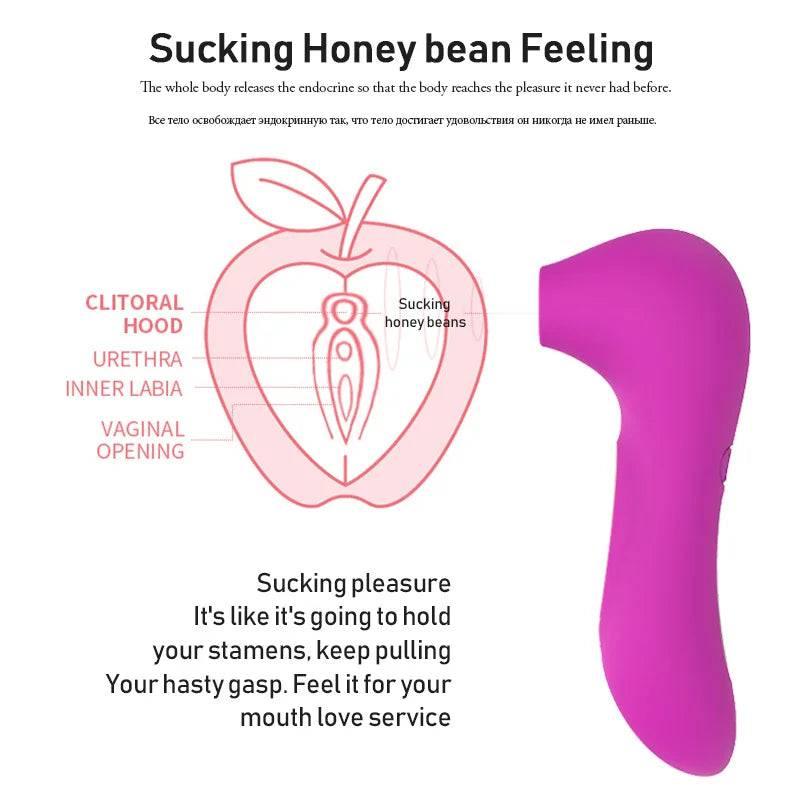 Sucking Vibrator – Clit, G-Spot & Nipple Stimulator - Passion Pulse Adult