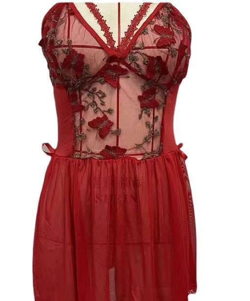 Embroidered Butterfly Cami Dress - Passion Pulse Adult