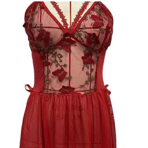 Embroidered Butterfly Cami Dress - Passion Pulse Adult