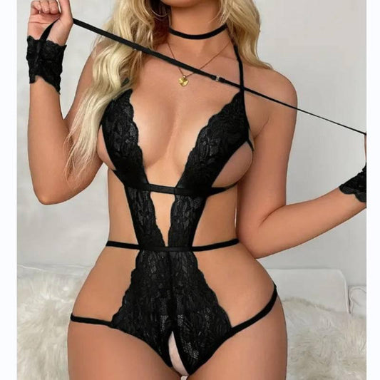 Provocative Lace Bodysuit - Passion Pulse Adult