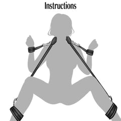 BDSM Bondage Set for Couples – Handcuffs & Ankle Restraints for Adult Play - Passion Pulse Adult