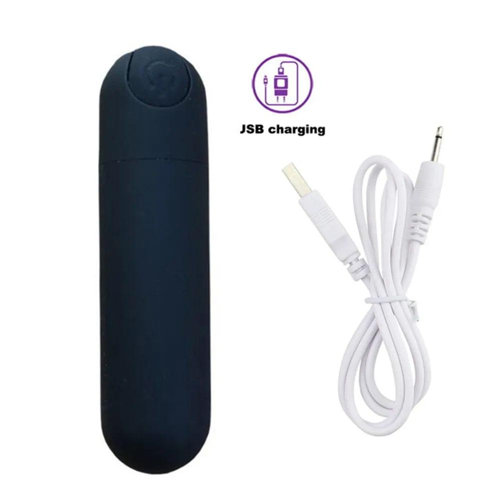 10-Speed Rechargeable Mini Bullet Vibrator – Clitoral, Anal & Vaginal Stimulator - Passion Pulse Adult