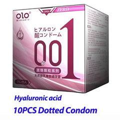 0.01mm Ultra-Thin Natural Latex Condoms - Passion Pulse Adult