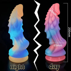 Super Soft Luminous Dog Dildo – Monster-Inspired Suction Cup Anal Toy - Passion Pulse Adult