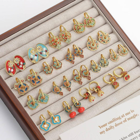 Chinese-style earrings with a luxurious and sophisticated vibe - Passion Pulse Adult