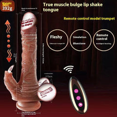 Fully Automatic Heated and Expandable Realistic Dildo - Passion Pulse Adult