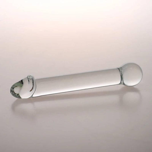 High-Quality Transparent Glass Dildo – Elegant, Durable, and Body-Safe - Passion Pulse Adult