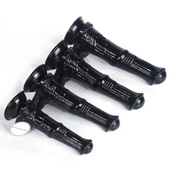 Huge Transparent Black Horse Dildo - Realistic TPE with Strong Suction Cup - Passion Pulse Adult