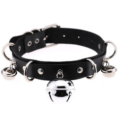 Harajuku Punk Rock Rivet Goth Choker | PU Leather Collar with Heart, Cross & Spikes | Hip Hop Bondage Jewelry for Women - Passion Pulse Adult