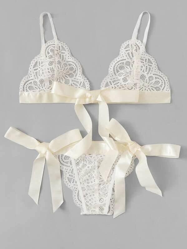 Big Bow Split Lingerie - Passion Pulse Adult