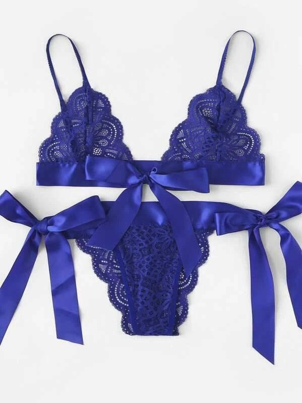 Big Bow Split Lingerie - Passion Pulse Adult
