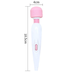 USB Rechargeable Wired Massage Vibrator - Passion Pulse Adult